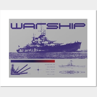 Warship (Positive) Posters and Art